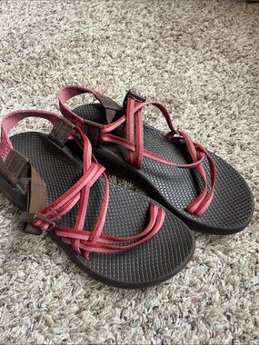 Chaco Women’s Z1 Classic Double Strap NO Toe Loop Sandals size 9